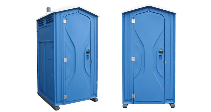 Long-term porta potty units on site in Wylie, Texas